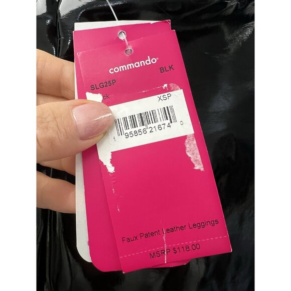 Commando Faux Patent Leather Leggings size XS - Picture 7 of 11